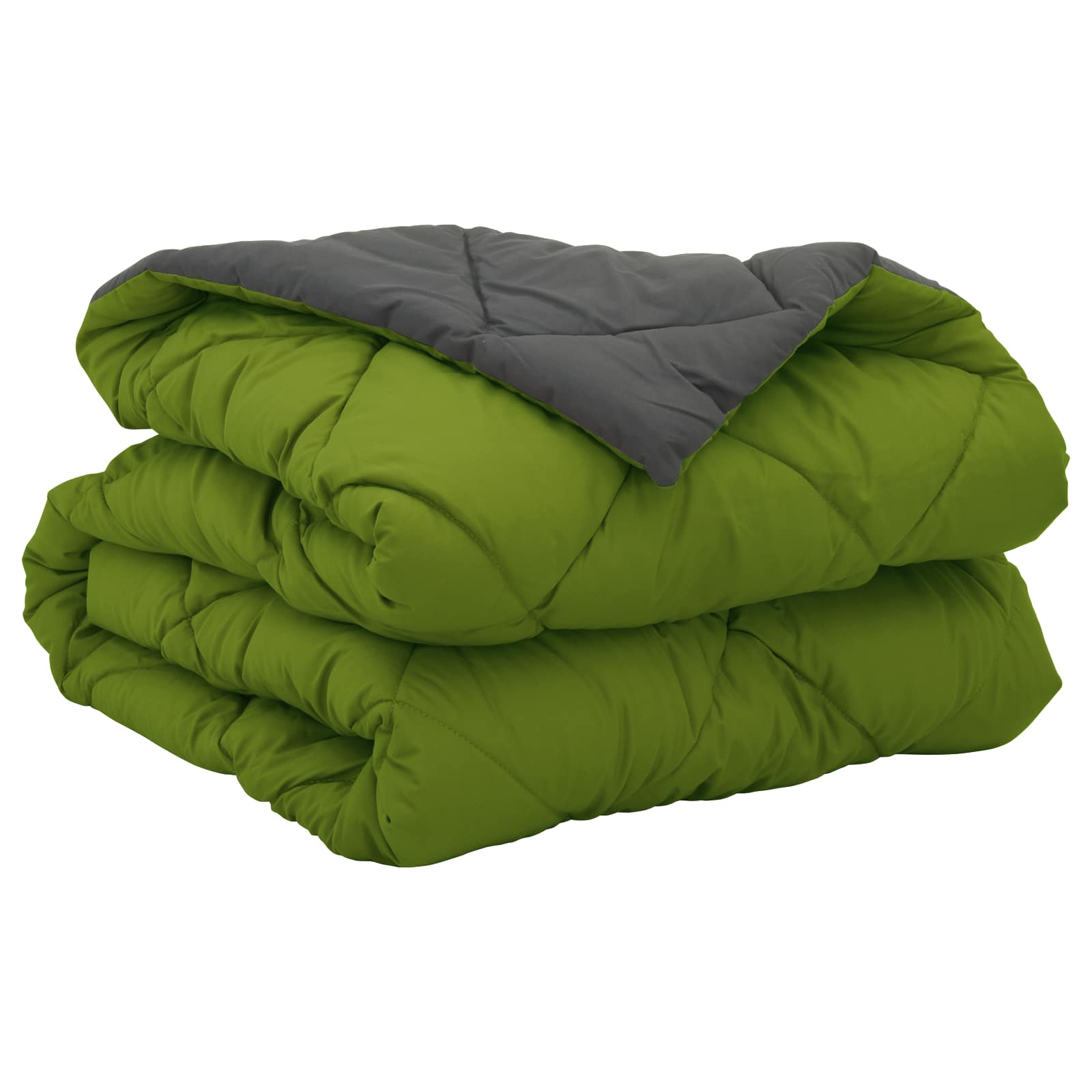 Zomerdekbed Groen en Antraciet 220 x 135 cm Microfiber is nu te koop bij PeponiXL, paradijselijk wonen!