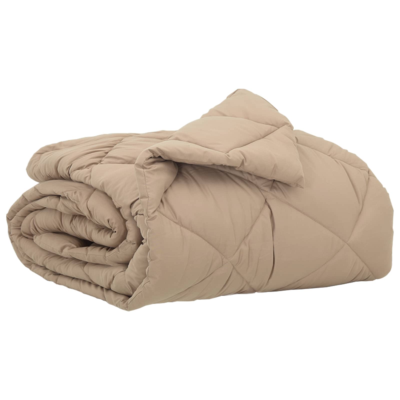 Zomerdekbed Taupe 200 x 155 cm Microfiber is nu te koop bij PeponiXL, paradijselijk wonen!