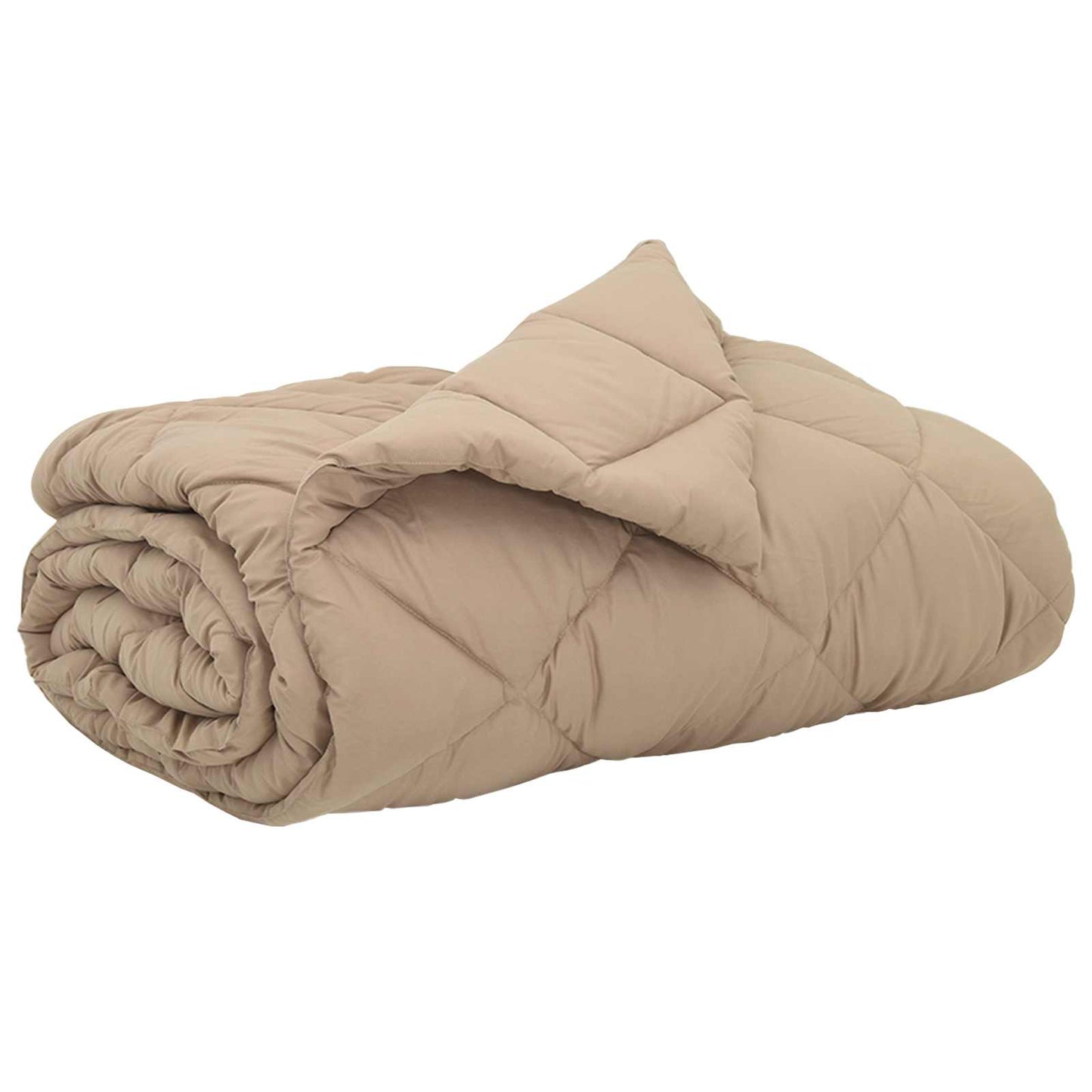 Zomerdekbed Taupe 220 x 200 cm Microfiber is nu te koop bij PeponiXL, paradijselijk wonen!