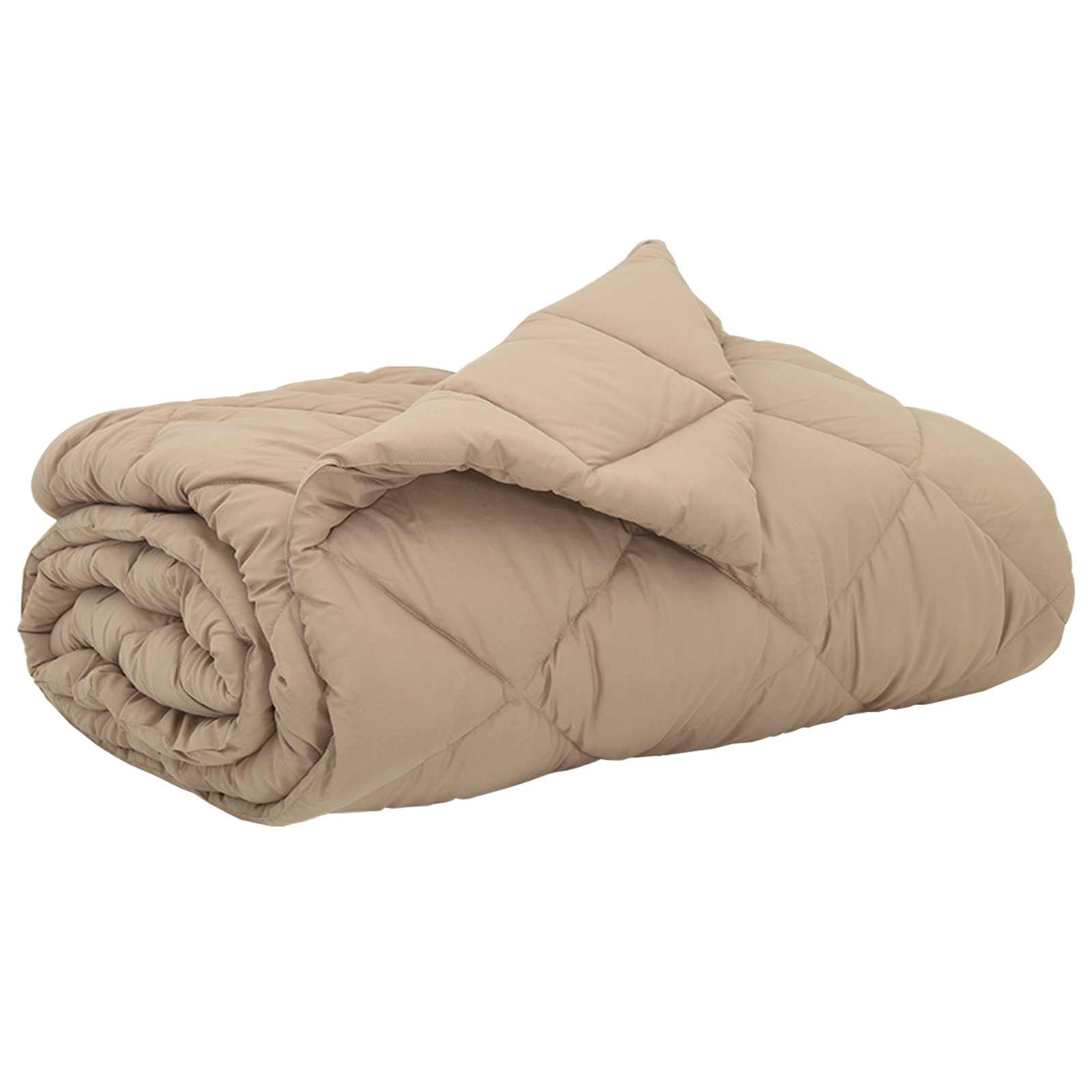 Zomerdekbed Taupe 220 x 200 cm Microfiber is nu te koop bij PeponiXL, paradijselijk wonen!