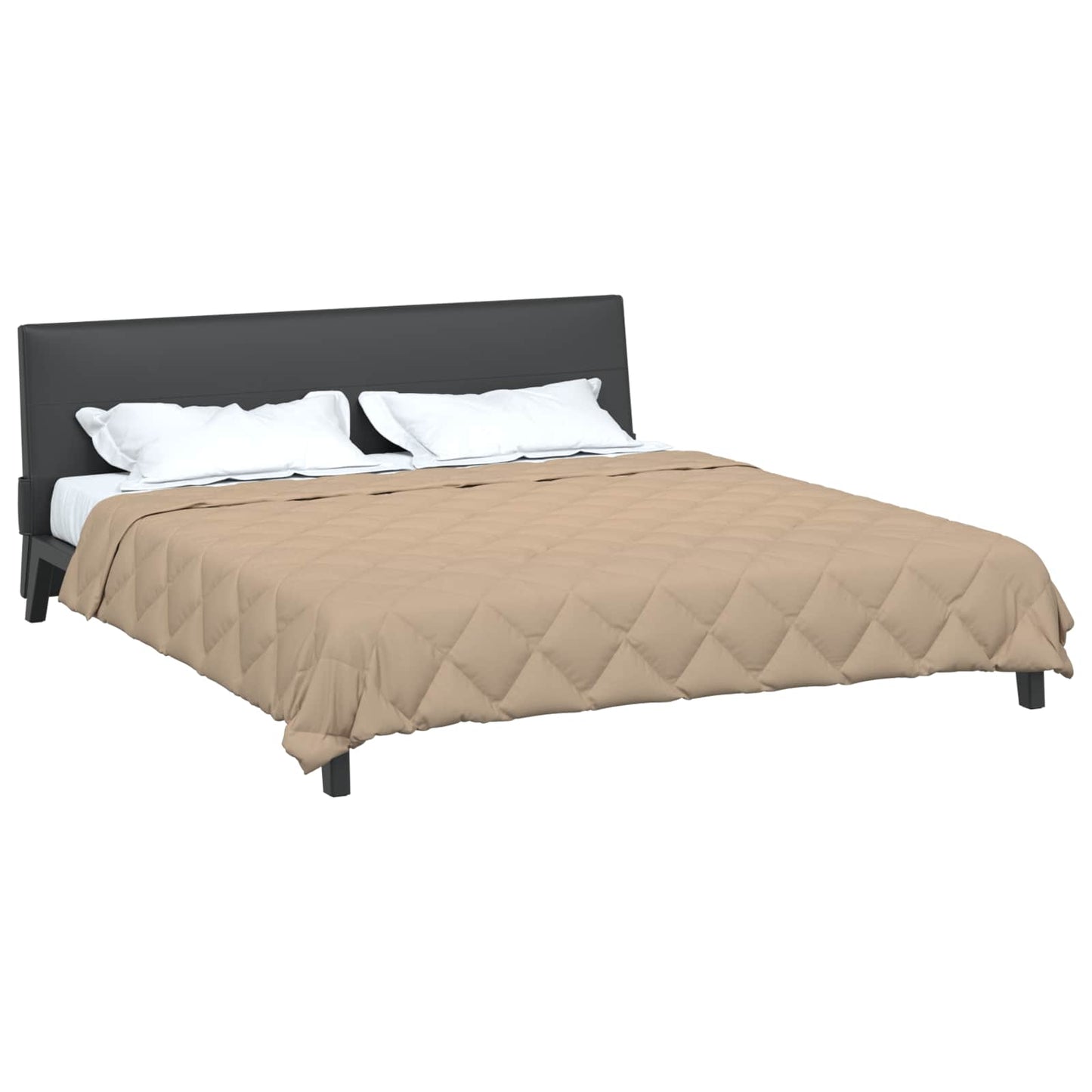 Zomerdekbed Taupe 220 x 200 cm Microfiber is nu te koop bij PeponiXL, paradijselijk wonen!