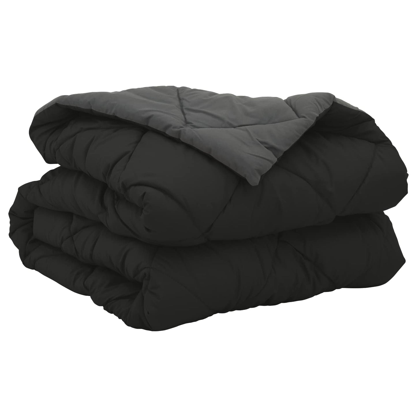 Zomerdekbed Zwart en Anthraciet 200 x 135 cm Microfiber is nu te koop bij PeponiXL, paradijselijk wonen!