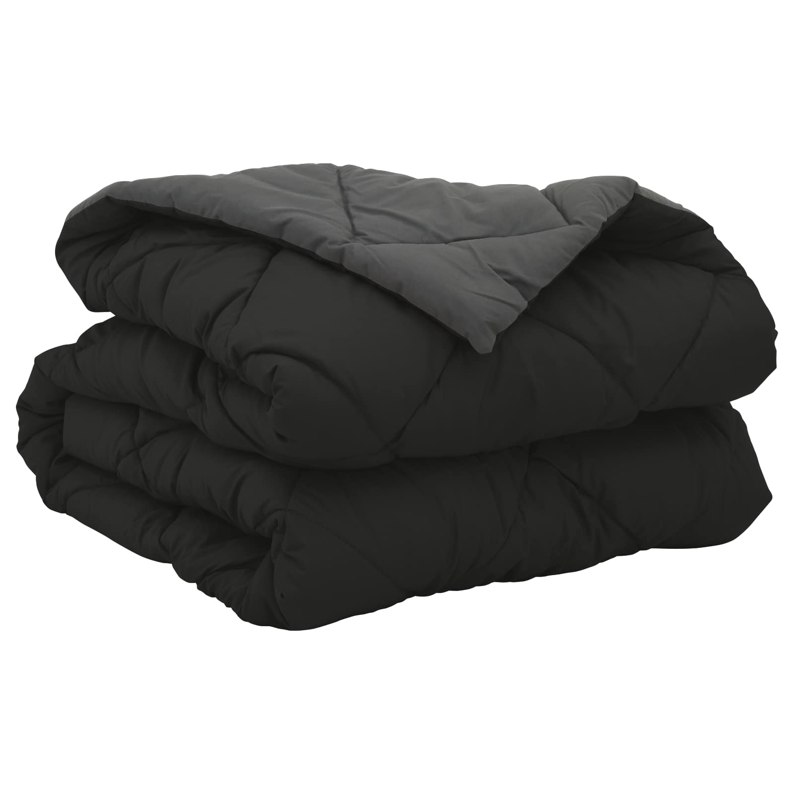 Zomerdekbed Zwart en Anthraciet 200 x 135 cm Microfiber is nu te koop bij PeponiXL, paradijselijk wonen!