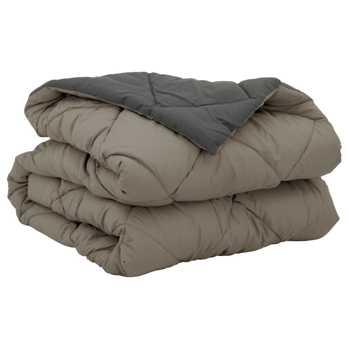 Zomerdekbed Lichtgrijs en Antraciet 220 x 135 cm Microfiber is nu te koop bij PeponiXL, paradijselijk wonen!