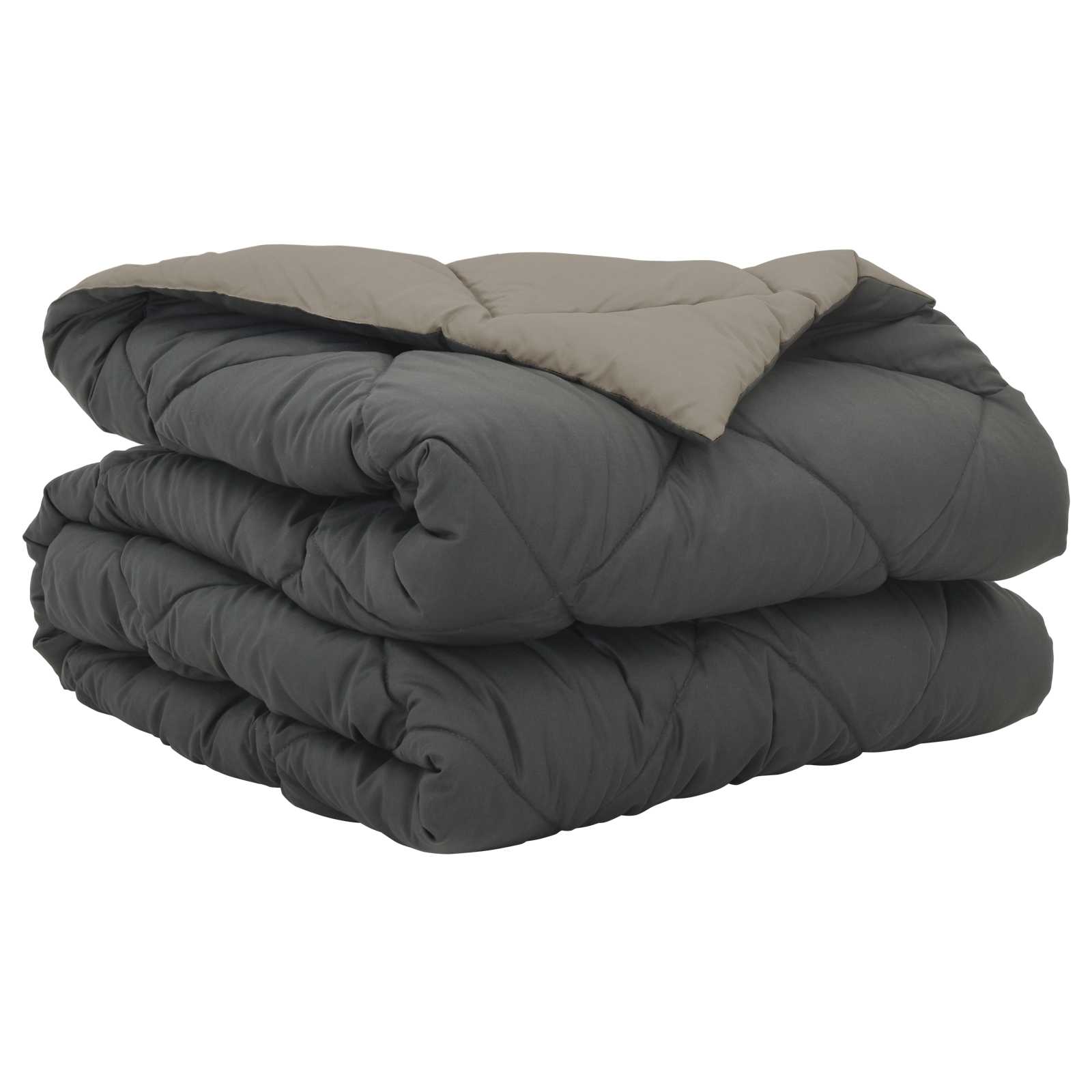 Zomerdekbed Lichtgrijs en Antraciet 220 x 140 cm Microfiber is nu te koop bij PeponiXL, paradijselijk wonen!