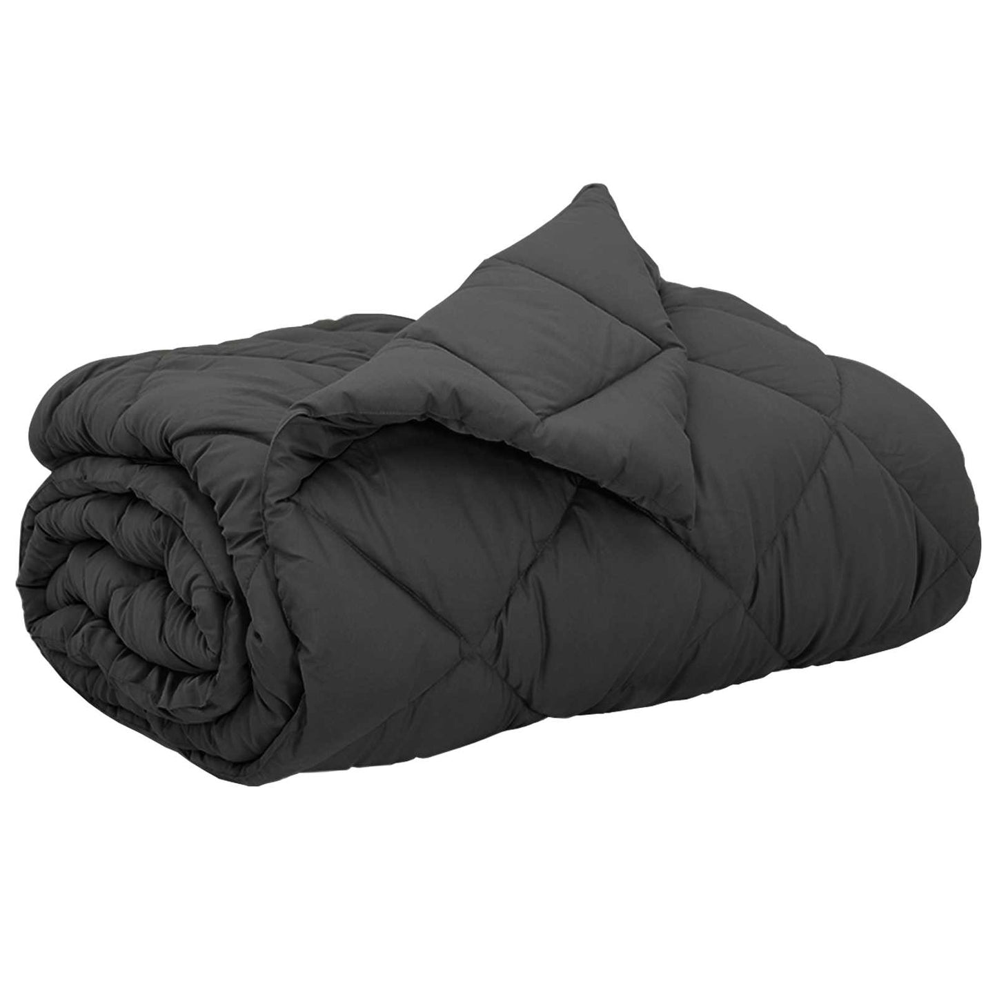 Vol jaar dekbed Antraciet 200 x 200 cm Microfiber is nu te koop bij PeponiXL, paradijselijk wonen!