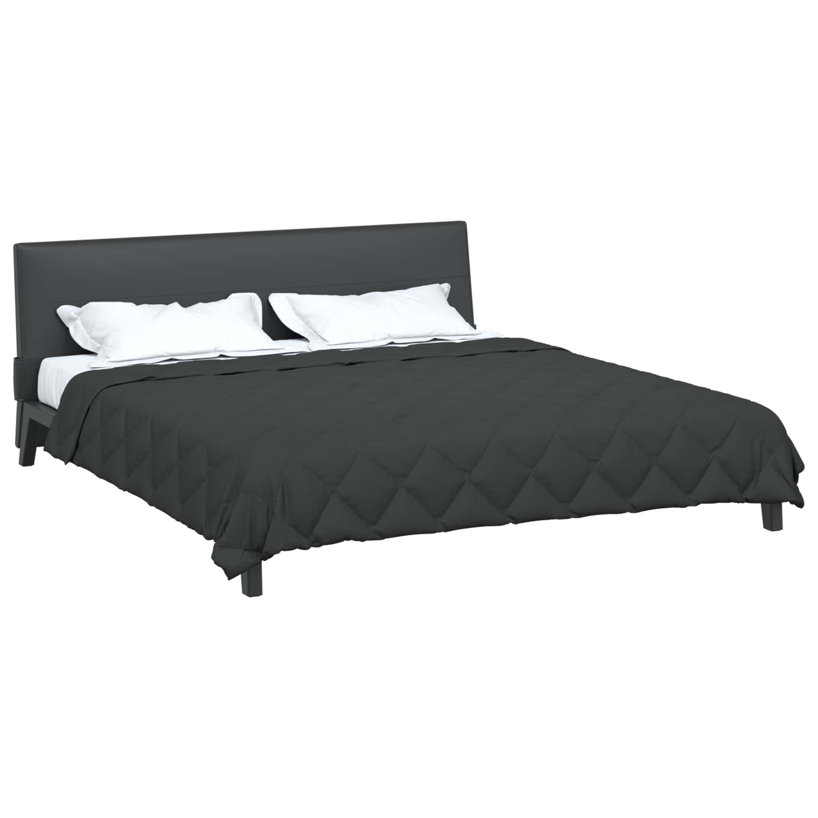 Vol jaar dekbed Antraciet 200 x 200 cm Microfiber is nu te koop bij PeponiXL, paradijselijk wonen!