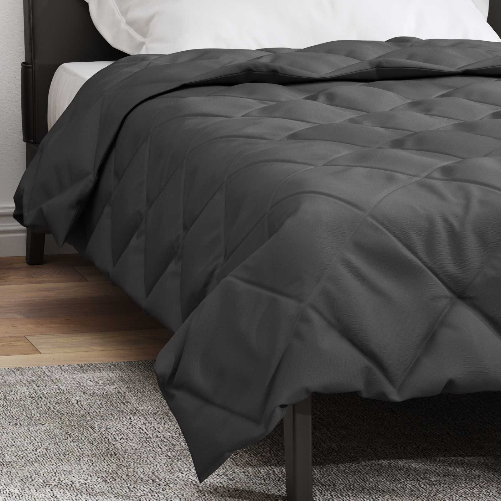 Vol jaar dekbed Antraciet 155 x 220 cm Microfiber is nu te koop bij PeponiXL, paradijselijk wonen!