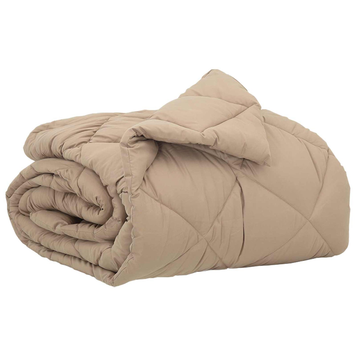 Vol jaar dekbed Taupe 135 x 200 cm Microfiber is nu te koop bij PeponiXL, paradijselijk wonen!