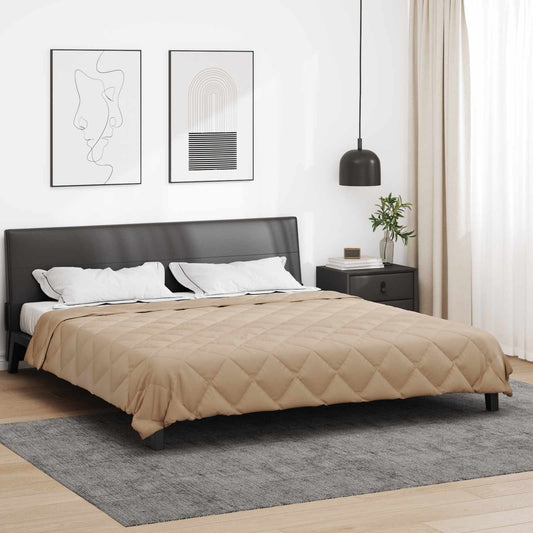 Vol jaar dekbed Taupe 220 x 240 cm Microfiber is nu te koop bij PeponiXL, paradijselijk wonen!