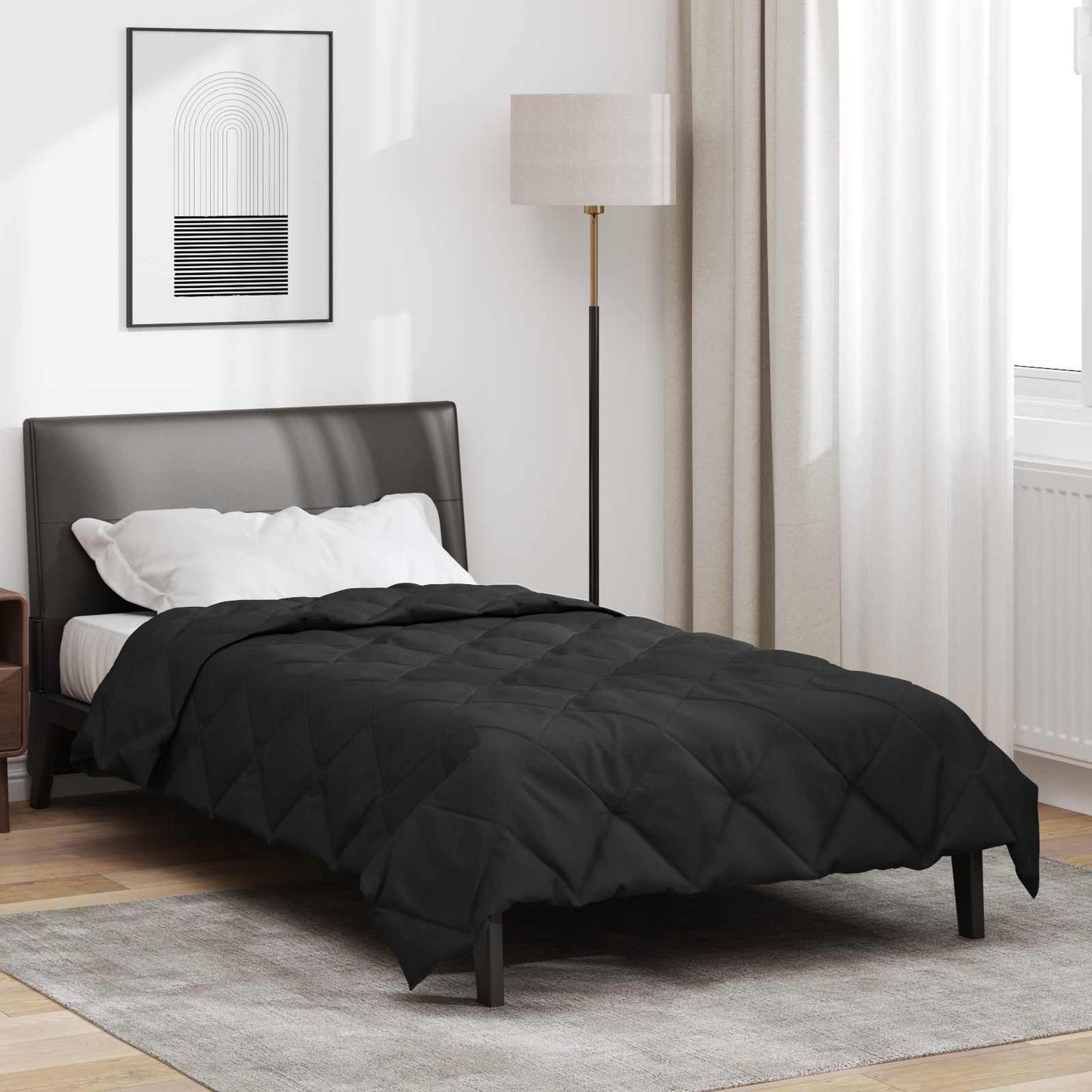 Vol jaar dekbed Zwart 155 x 220 cm Microfiber is nu te koop bij PeponiXL, paradijselijk wonen!