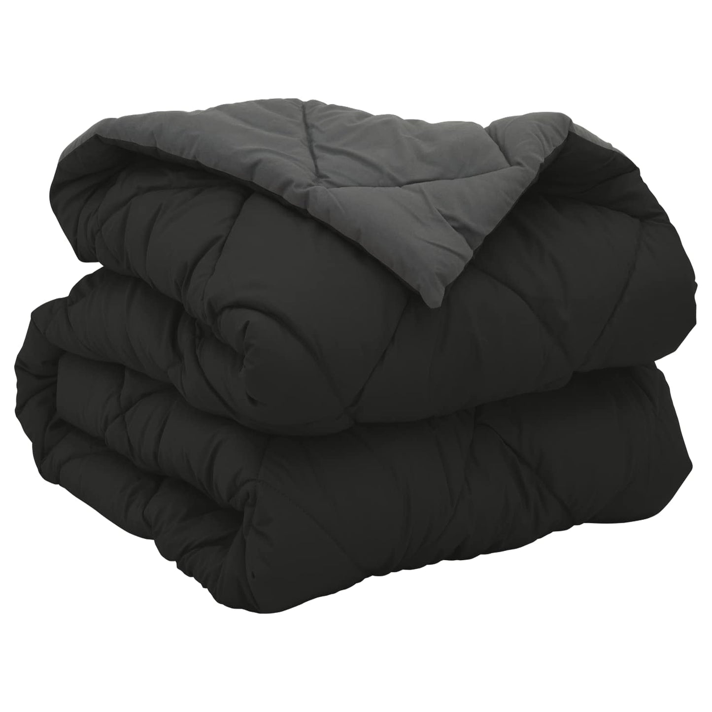 Vol jaar dekbed Zwart en Anthraciet 135 x 220 cm Microfiber is nu te koop bij PeponiXL, paradijselijk wonen!