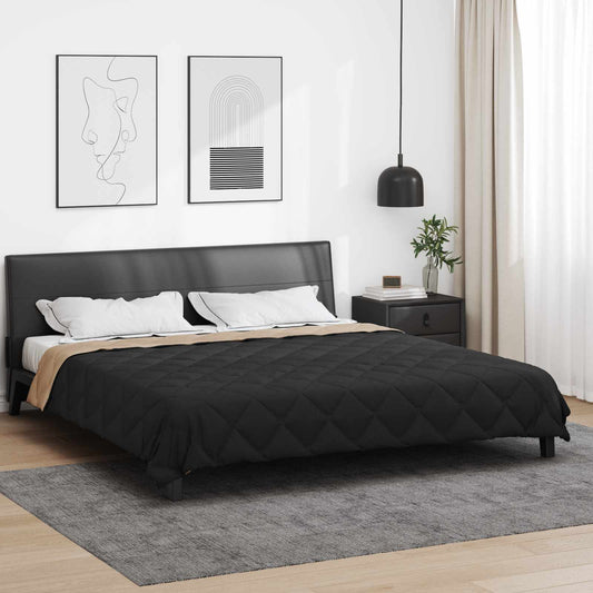 Vol jaar dekbed Zwart en Taupe 200 x 200 cm Microfiber is nu te koop bij PeponiXL, paradijselijk wonen!