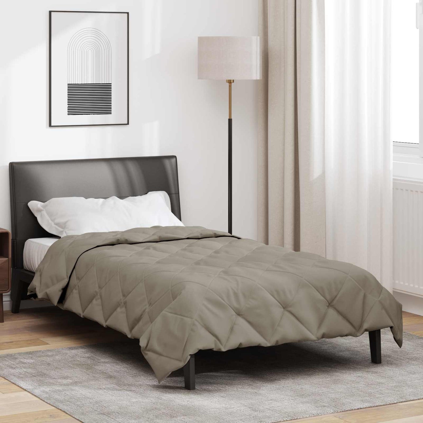 Vol jaar dekbed Lichtgrijs 135 x 220 cm Microfiber is nu te koop bij PeponiXL, paradijselijk wonen!
