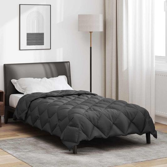 Winter Dekbed Antraciet 140 x 200 cm Microfiber is nu te koop bij PeponiXL, paradijselijk wonen!