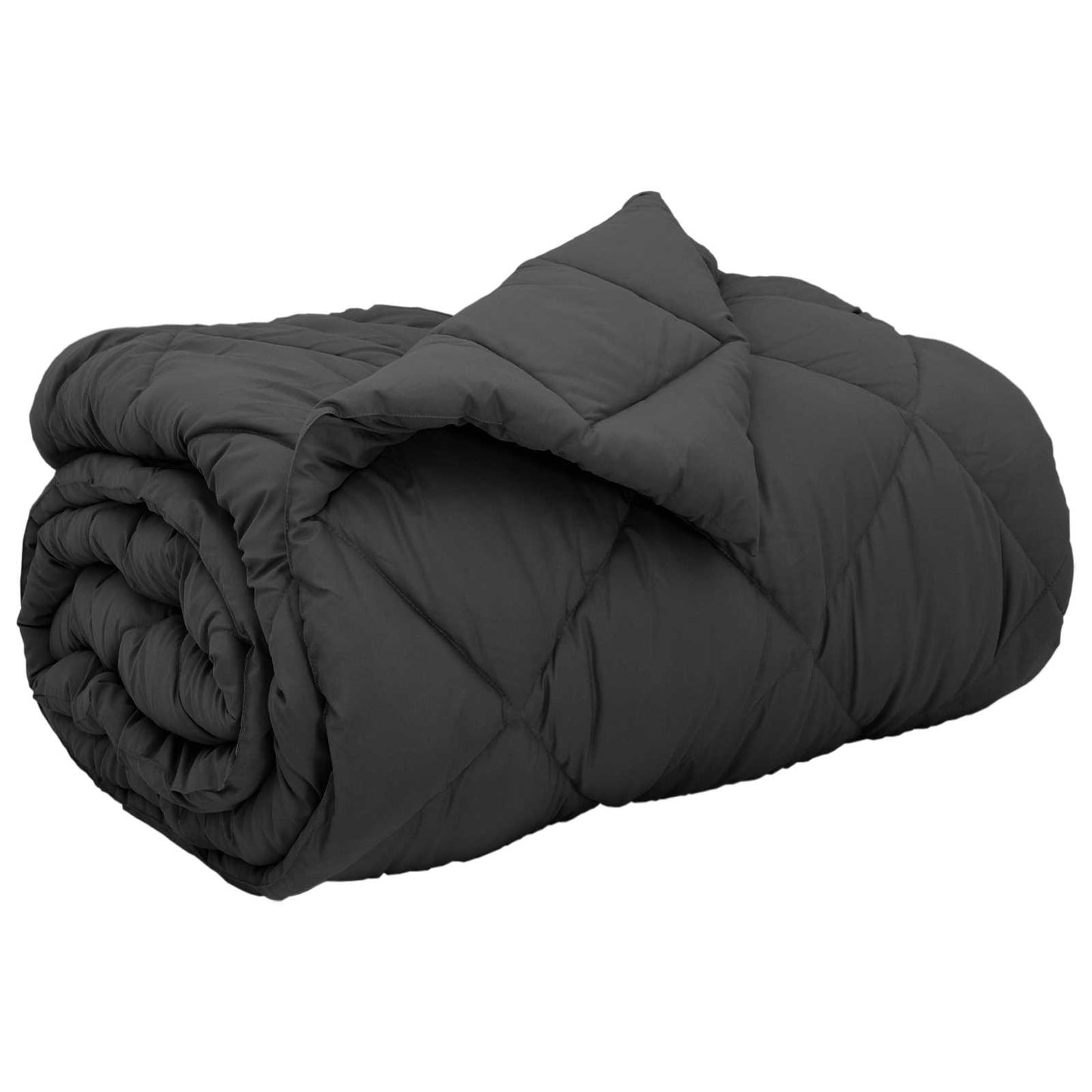 Winter Dekbed Antraciet 140 x 220 cm Microfiber is nu te koop bij PeponiXL, paradijselijk wonen!