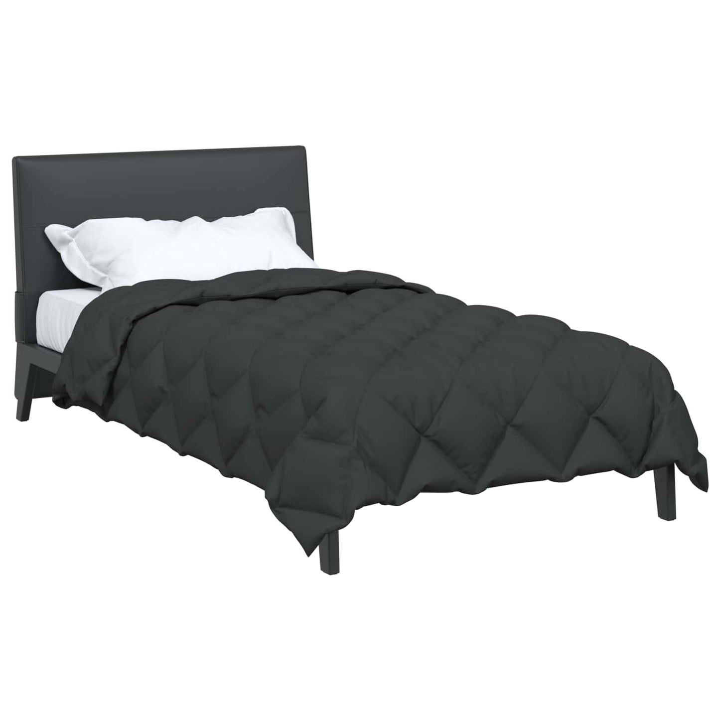 Winter Dekbed Antraciet 140 x 220 cm Microfiber is nu te koop bij PeponiXL, paradijselijk wonen!