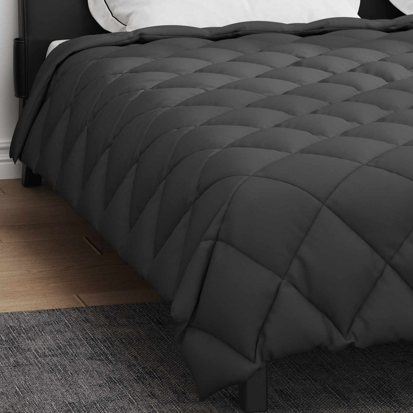 Winter Dekbed Antraciet 220 x 240 cm Microfiber is nu te koop bij PeponiXL, paradijselijk wonen!
