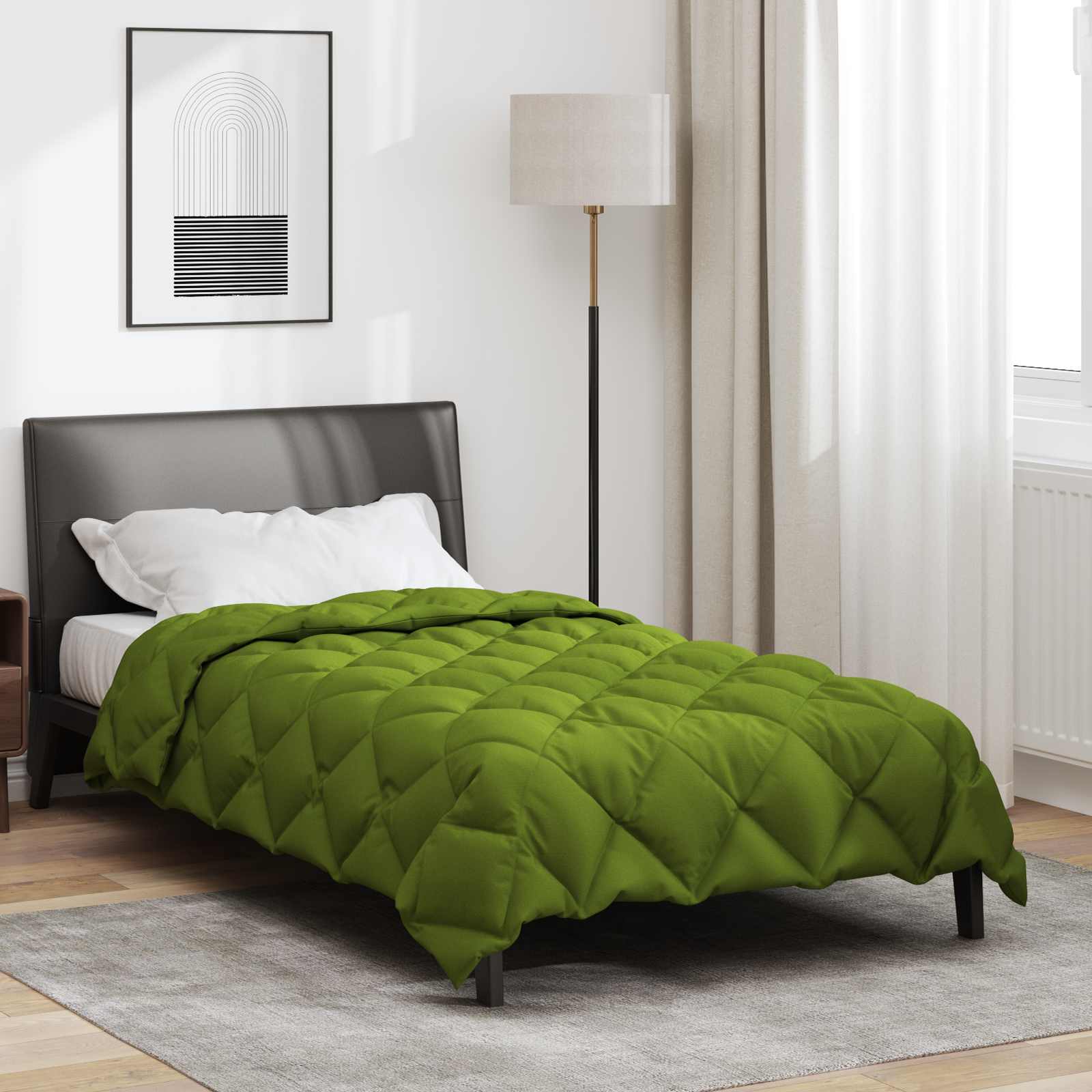 Winter Dekbed Groen 155 x 220 cm Microfiber is nu te koop bij PeponiXL, paradijselijk wonen!