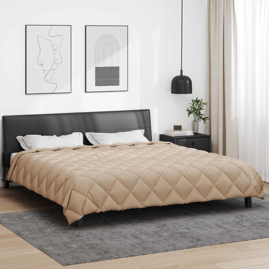 Winter Dekbed Taupe 200 x 200 cm Microfiber is nu te koop bij PeponiXL, paradijselijk wonen!