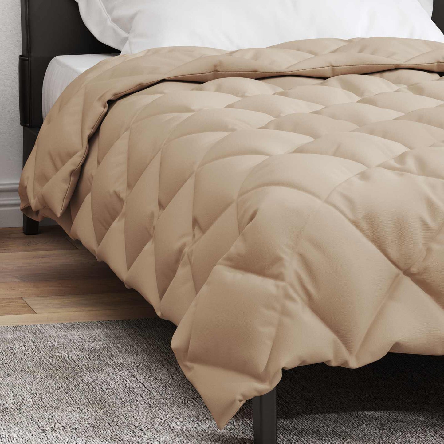 Winter Dekbed Taupe 135 x 220 cm Microfiber is nu te koop bij PeponiXL, paradijselijk wonen!