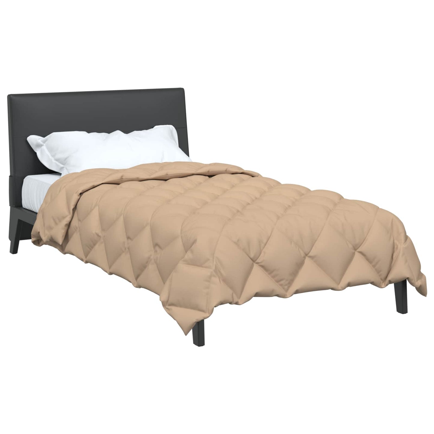 Winter Dekbed Taupe 155 x 220 cm Microfiber is nu te koop bij PeponiXL, paradijselijk wonen!