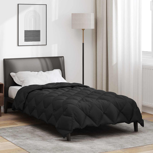 Winter Dekbed Zwart 155 x 220 cm Microfiber is nu te koop bij PeponiXL, paradijselijk wonen!