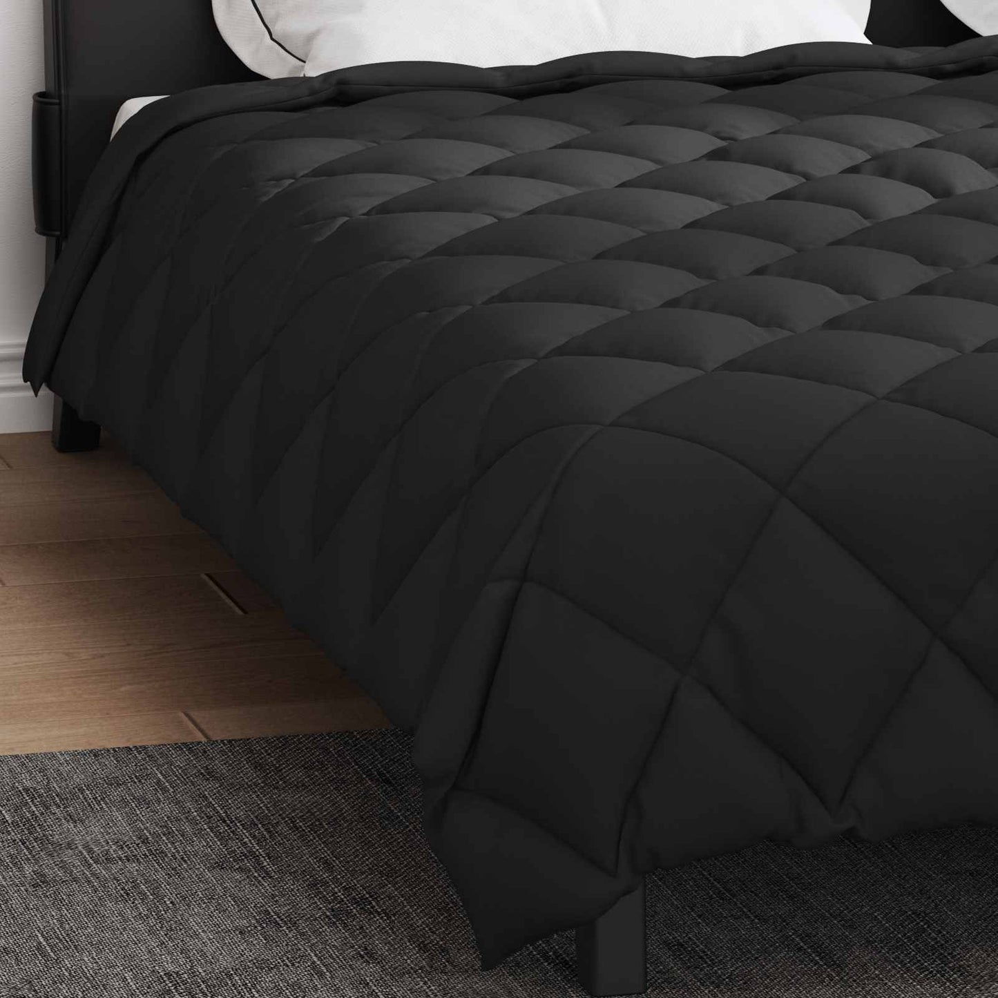 Winter Dekbed Zwart 200 x 240 cm Microfiber is nu te koop bij PeponiXL, paradijselijk wonen!
