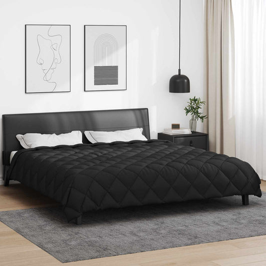 Winter Dekbed Zwart 200 x 240 cm Microfiber is nu te koop bij PeponiXL, paradijselijk wonen!