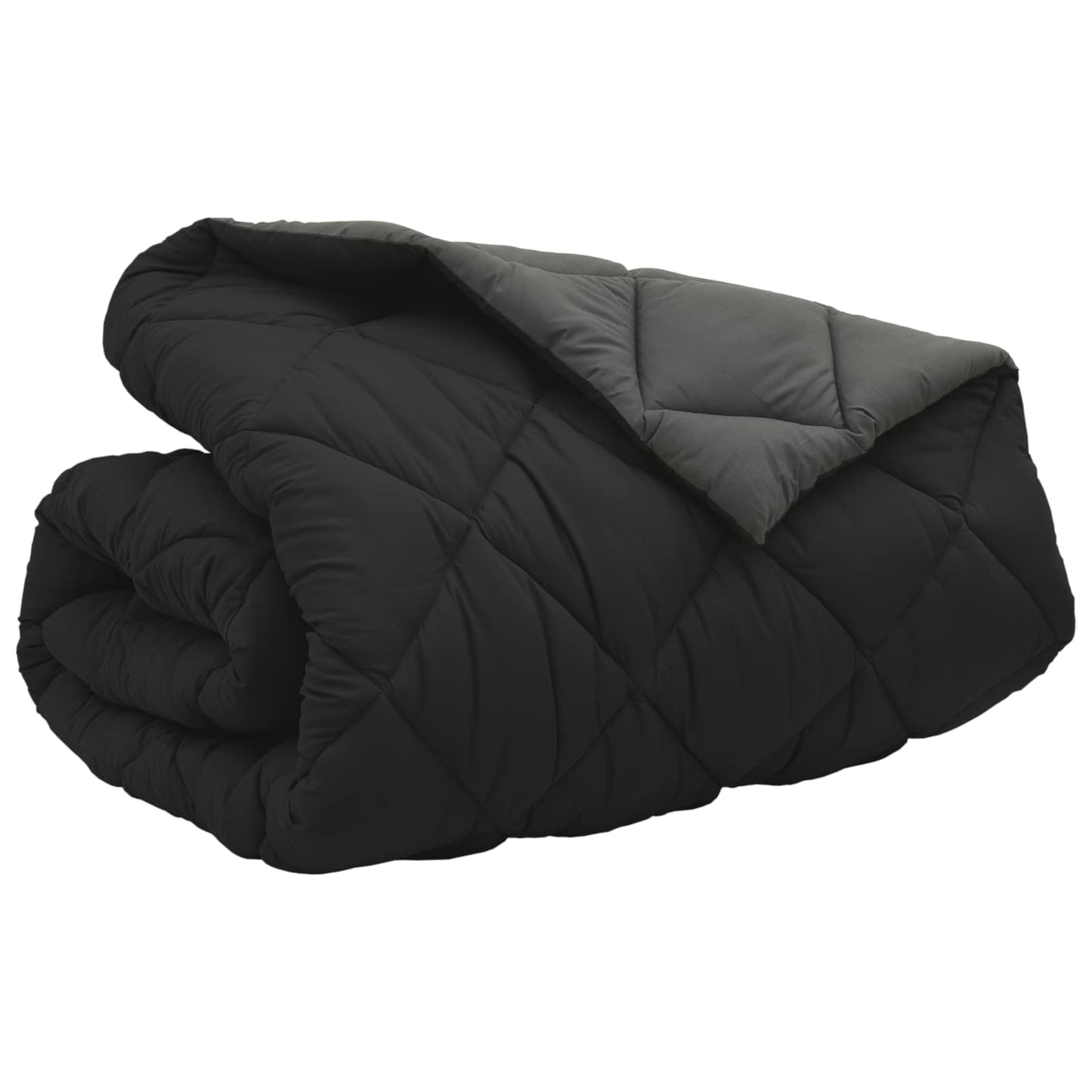 Winter Dekbed Zwart en Anthraciet 220 x 260 cm Microfiber is nu te koop bij PeponiXL, paradijselijk wonen!