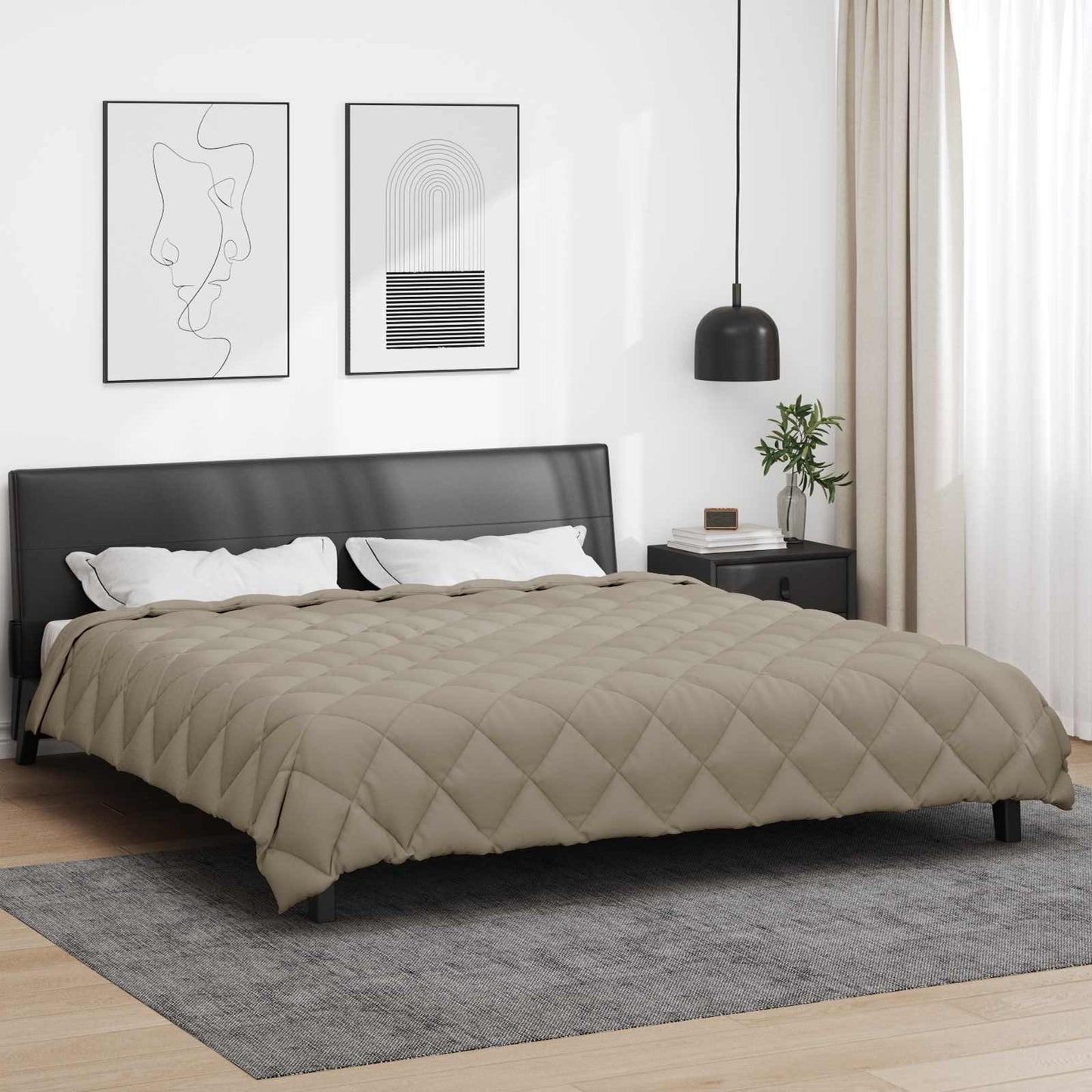 Winter Dekbed Lichtgrijs 220 x 240 cm Microfiber is nu te koop bij PeponiXL, paradijselijk wonen!