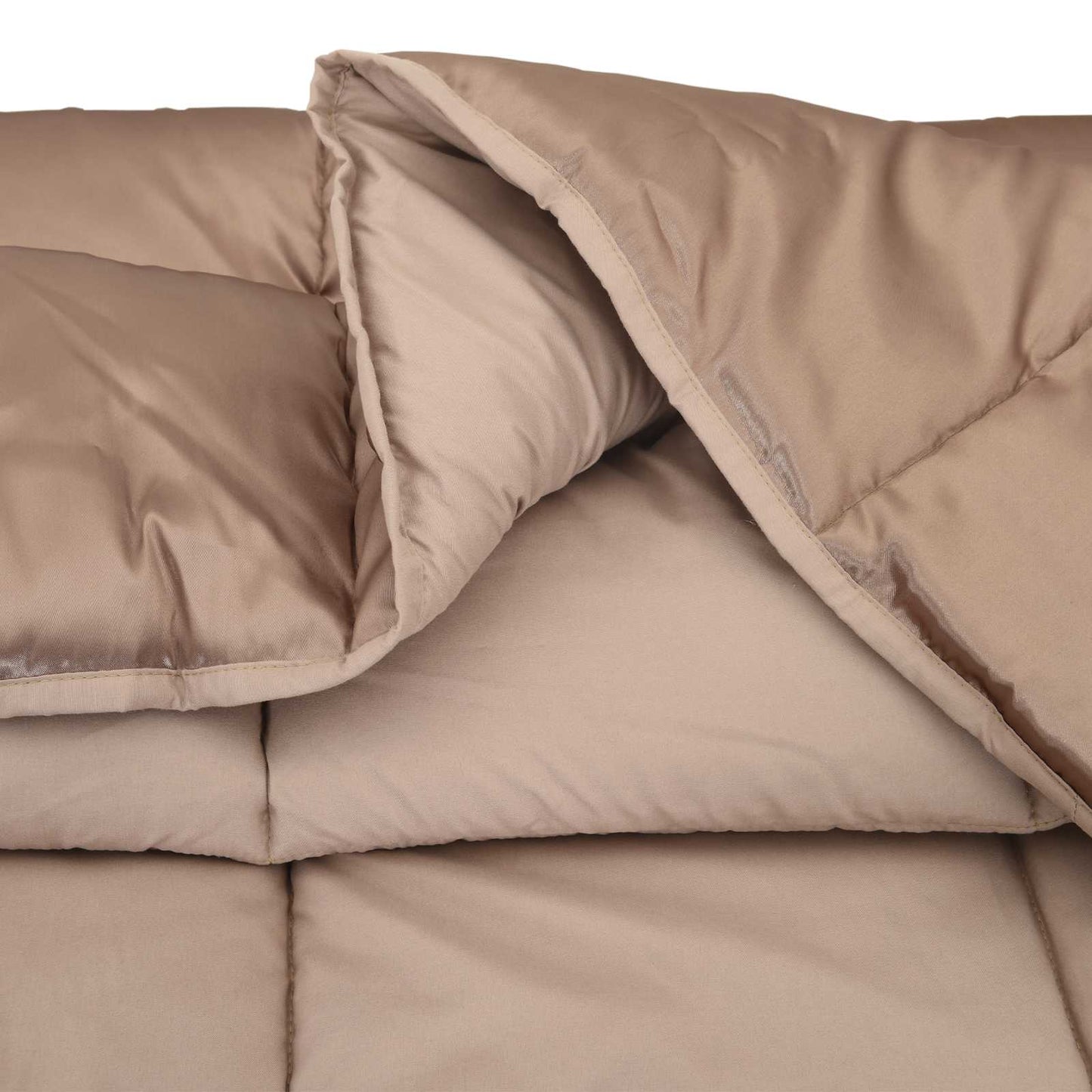 Zomer Dekbed Goud 220 x 260 cm Satijn en Microfiber is nu te koop bij PeponiXL, paradijselijk wonen!