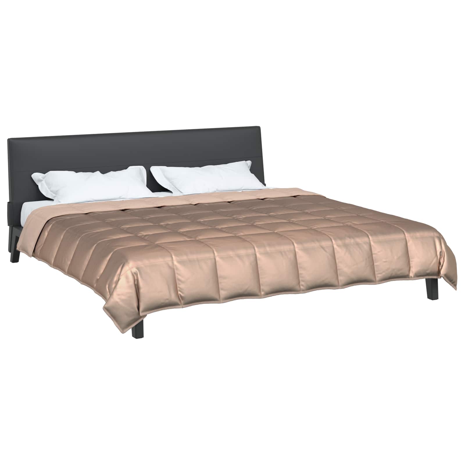 Zomer Dekbed Goud 220 x 260 cm Satijn en Microfiber is nu te koop bij PeponiXL, paradijselijk wonen!