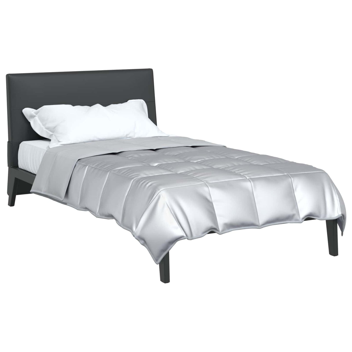 Zomer Dekbed Zilver 155 x 220 cm Satijn en Microfiber is nu te koop bij PeponiXL, paradijselijk wonen!