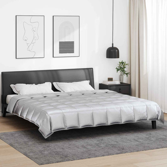 Vol jaar dekbed Zilver 220 x 240 cm Satijn en Microfiber is nu te koop bij PeponiXL, paradijselijk wonen!