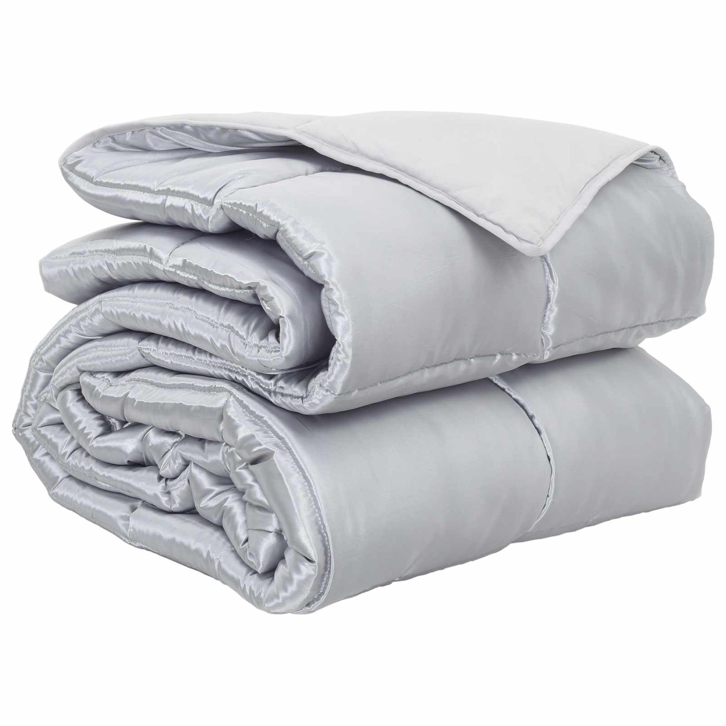Vol jaar dekbed Zilver 240 x 260 cm Satijn en Microfiber is nu te koop bij PeponiXL, paradijselijk wonen!