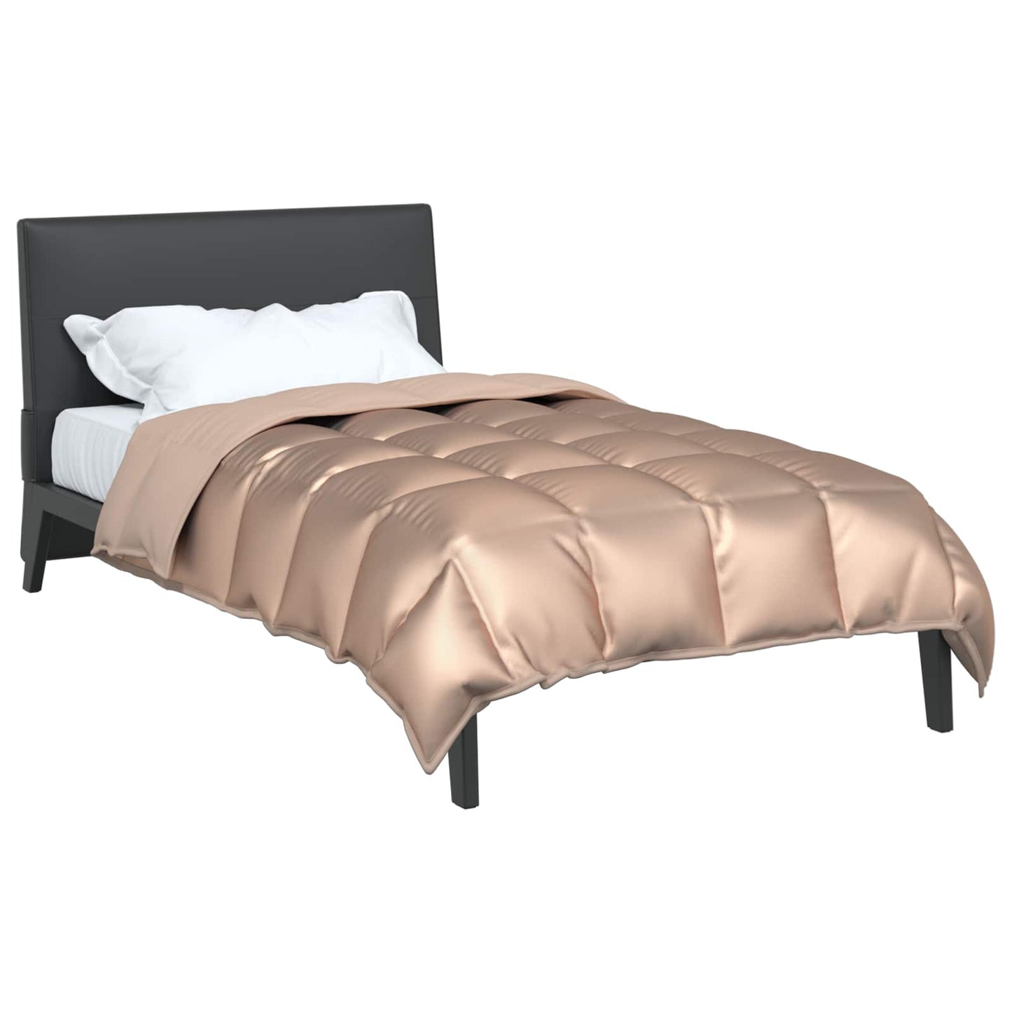Winter Dekbed Goud 140 x 220 cm Satijn en Microfiber is nu te koop bij PeponiXL, paradijselijk wonen!