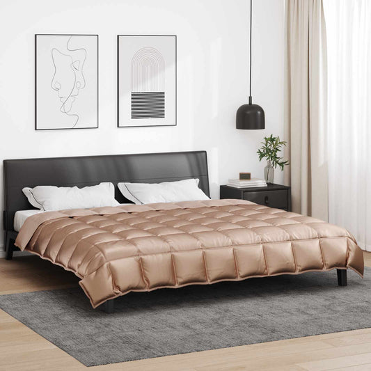 Winter Dekbed Goud 220 x 240 cm Satijn en Microfiber is nu te koop bij PeponiXL, paradijselijk wonen!