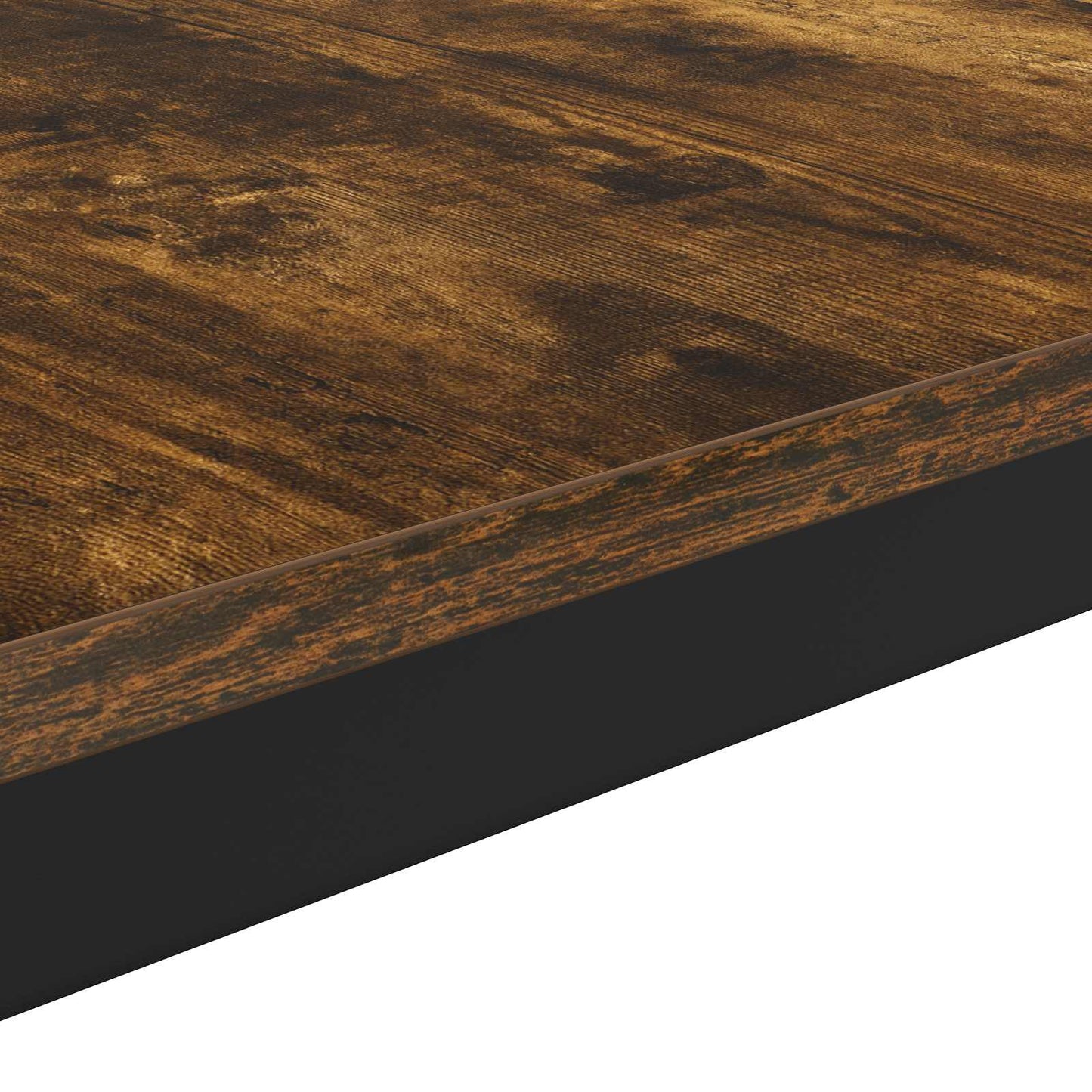 Salontafel Rook Eik 40 x 40 x 36 cm Bewerkt hout is nu te koop bij PeponiXL, paradijselijk wonen!