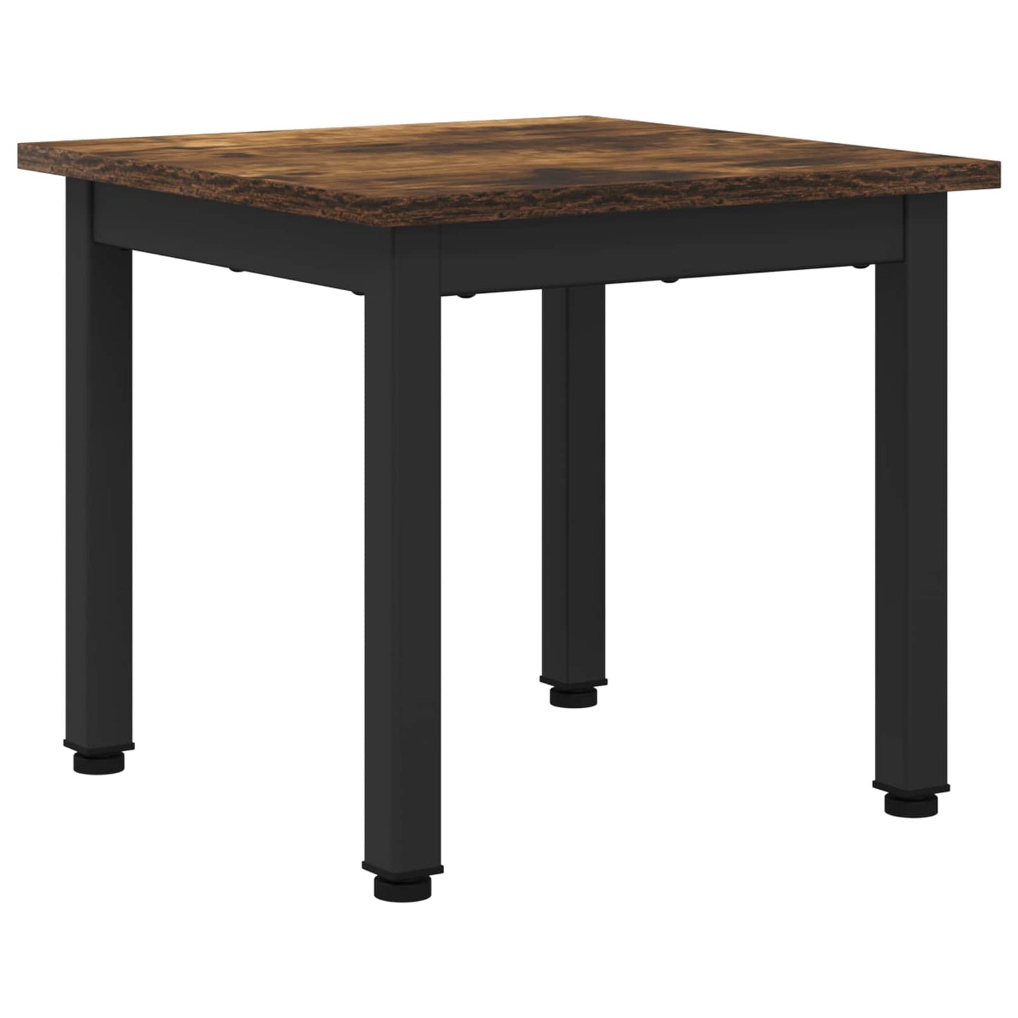 Salontafel Rook Eik 40 x 40 x 36 cm Bewerkt hout is nu te koop bij PeponiXL, paradijselijk wonen!