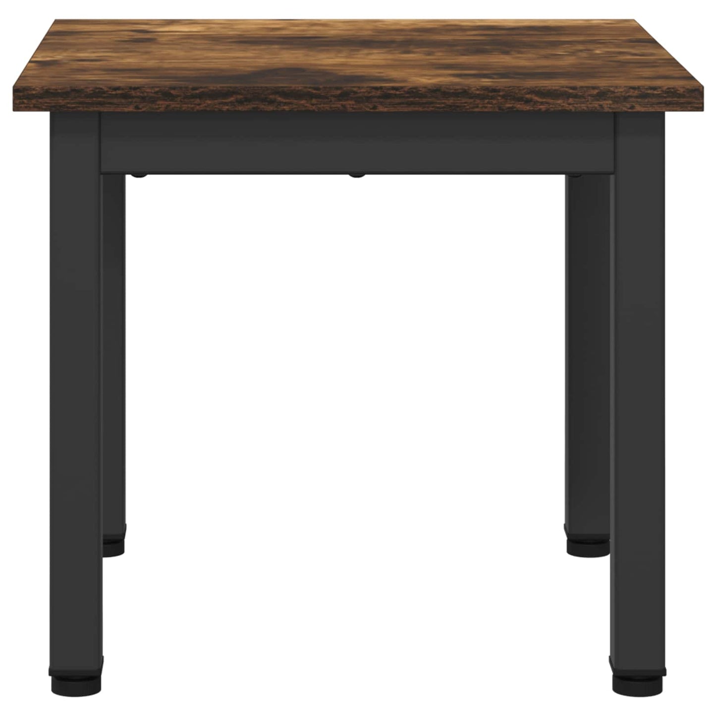 Salontafel Rook Eik 40 x 40 x 36 cm Bewerkt hout is nu te koop bij PeponiXL, paradijselijk wonen!