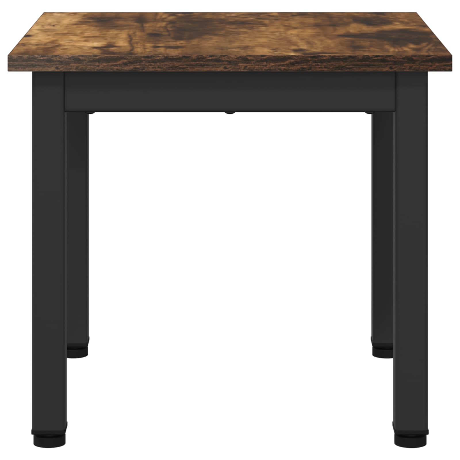 Salontafel Rook Eik 40 x 40 x 36 cm Bewerkt hout is nu te koop bij PeponiXL, paradijselijk wonen!