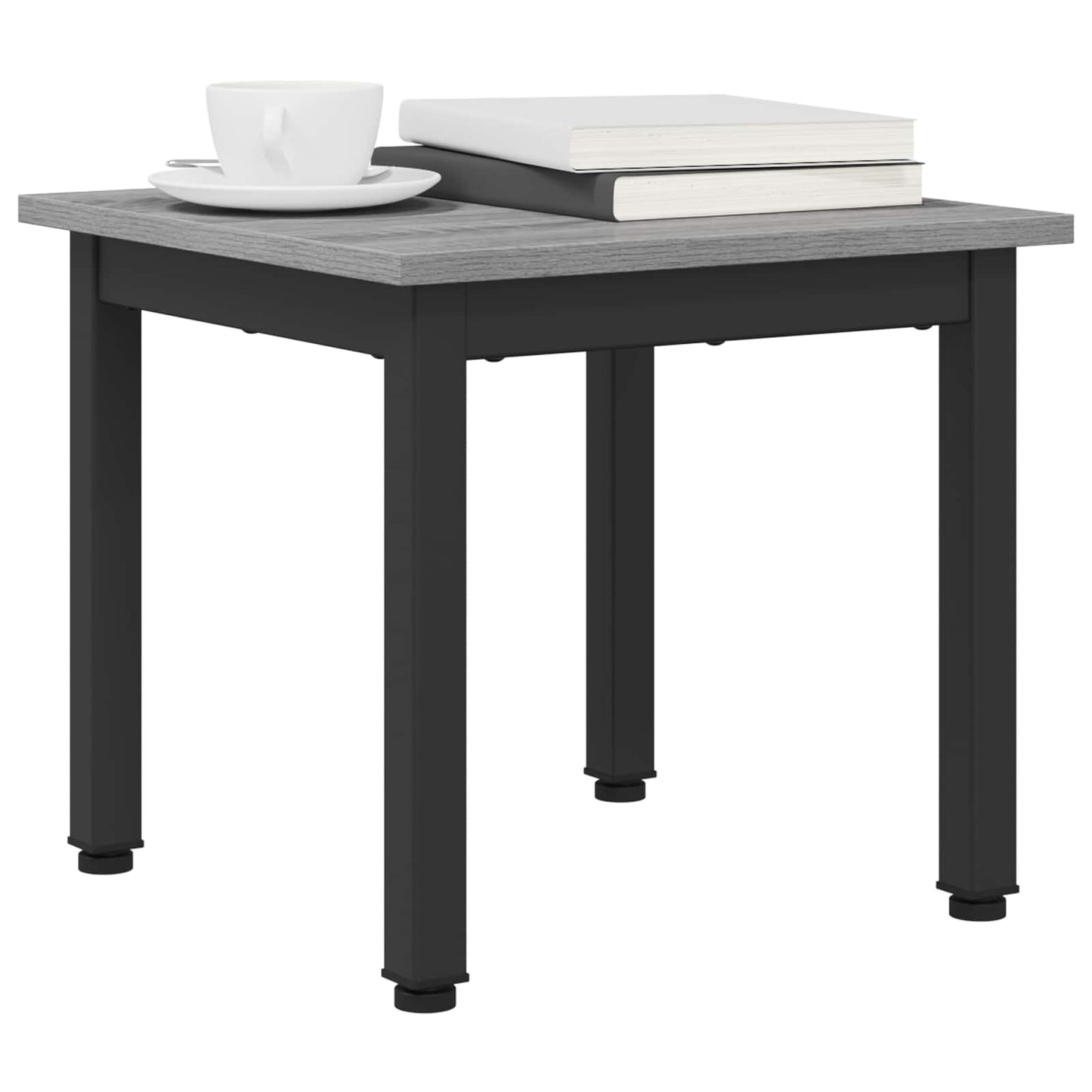 Salontafel Grijs Sonoma 40 x 40 x 36 cm Bewerkt hout is nu te koop bij PeponiXL, paradijselijk wonen!