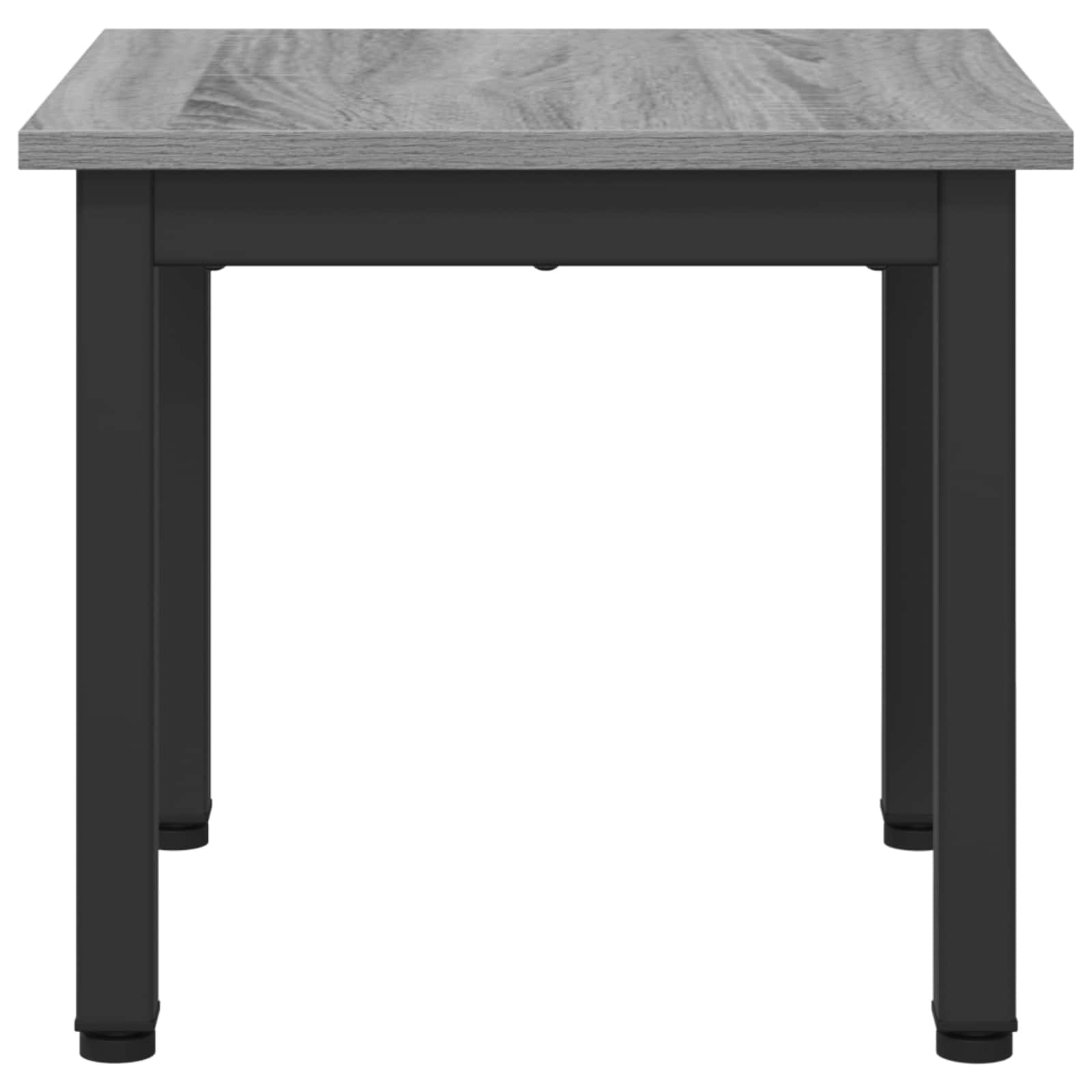 Salontafel Grijs Sonoma 40 x 40 x 36 cm Bewerkt hout is nu te koop bij PeponiXL, paradijselijk wonen!