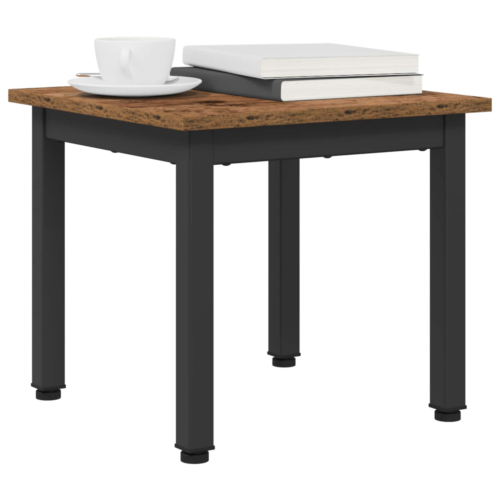 Salontafel Oudhout 40 x 40 x 36 cm Bewerkt hout is nu te koop bij PeponiXL, paradijselijk wonen!