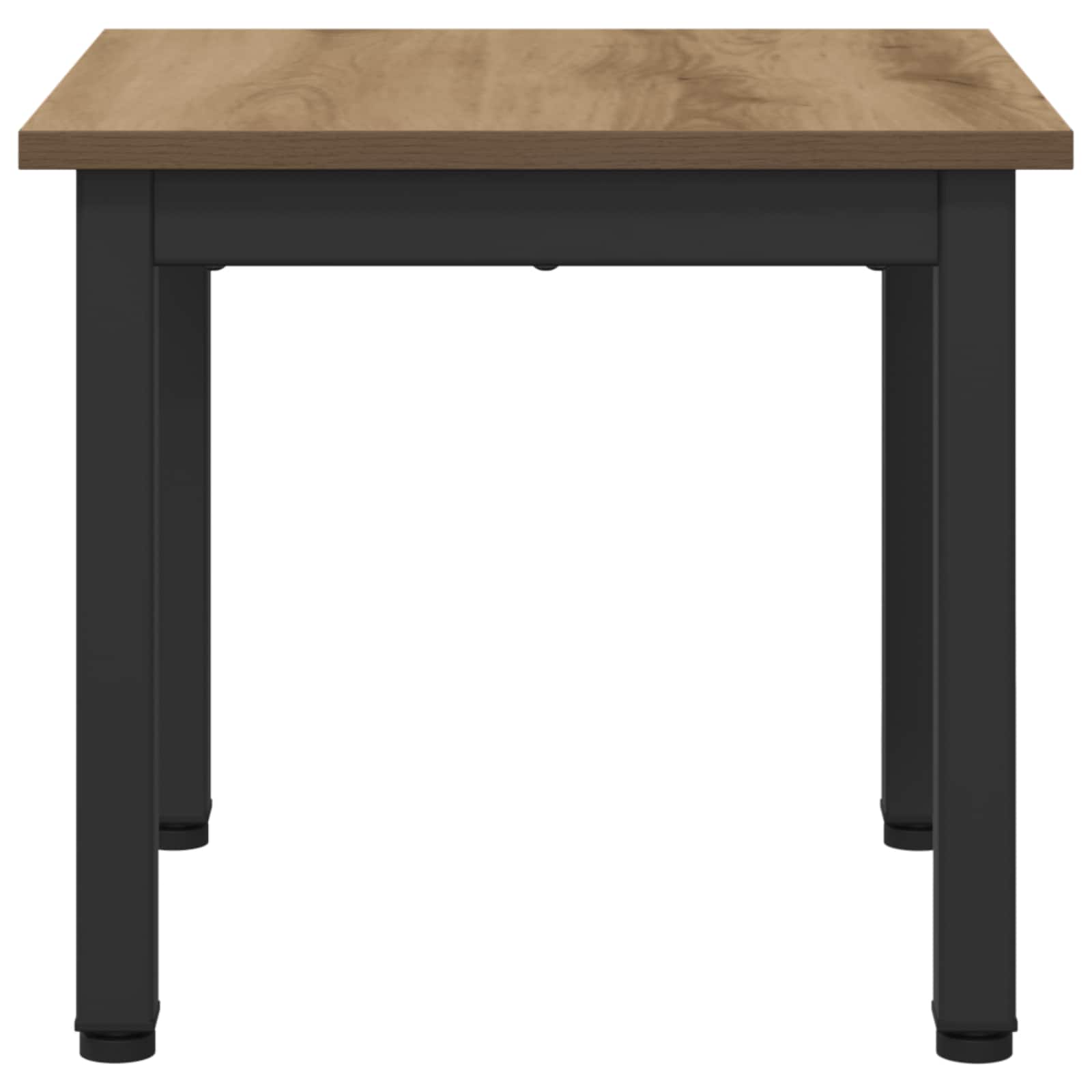 Salontafel Ambachtelijk eiken 40 x 40 x 36 cm Bewerkt hout is nu te koop bij PeponiXL, paradijselijk wonen!