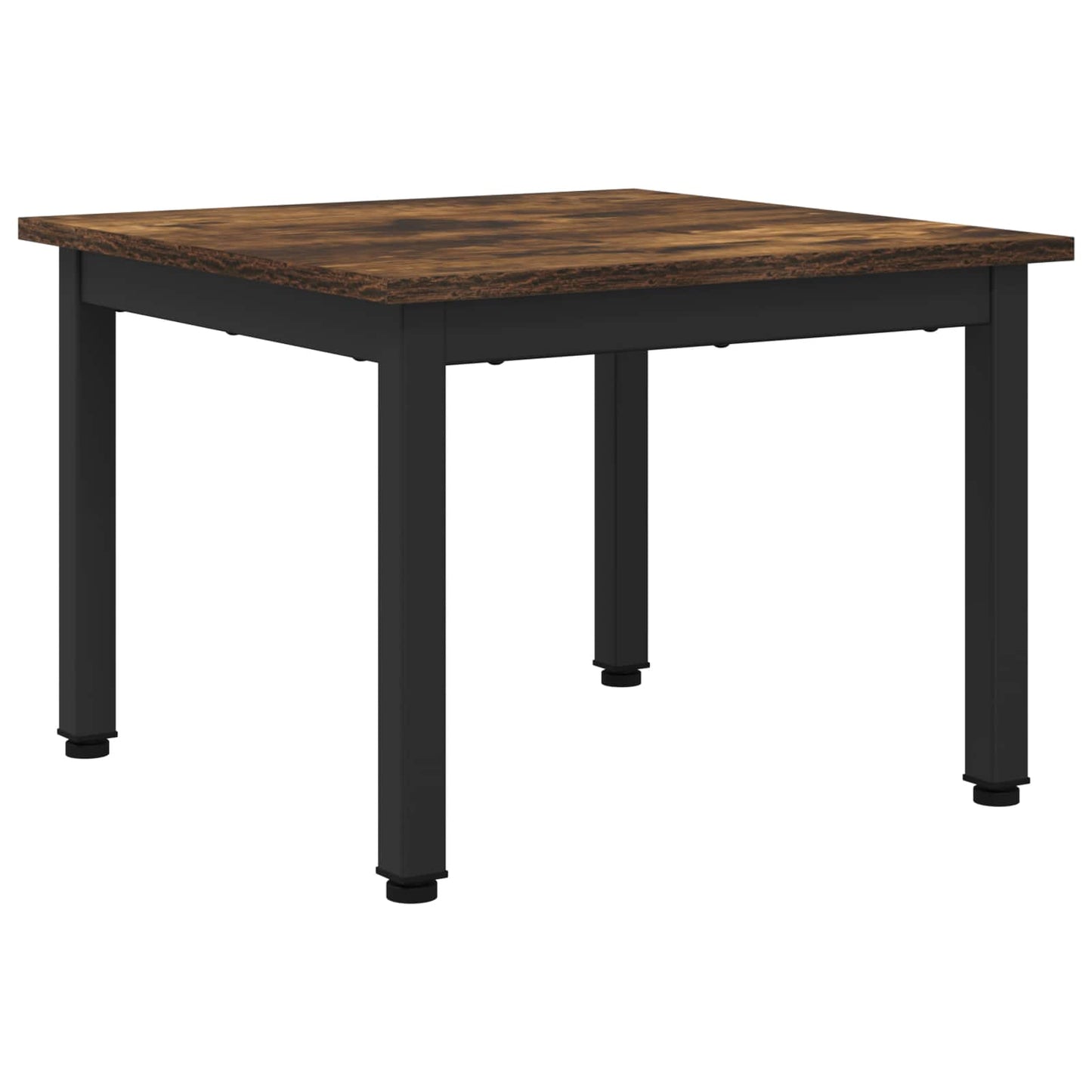 Salontafel Rook Eik 50 x 50 x 36 cm Bewerkt hout is nu te koop bij PeponiXL, paradijselijk wonen!