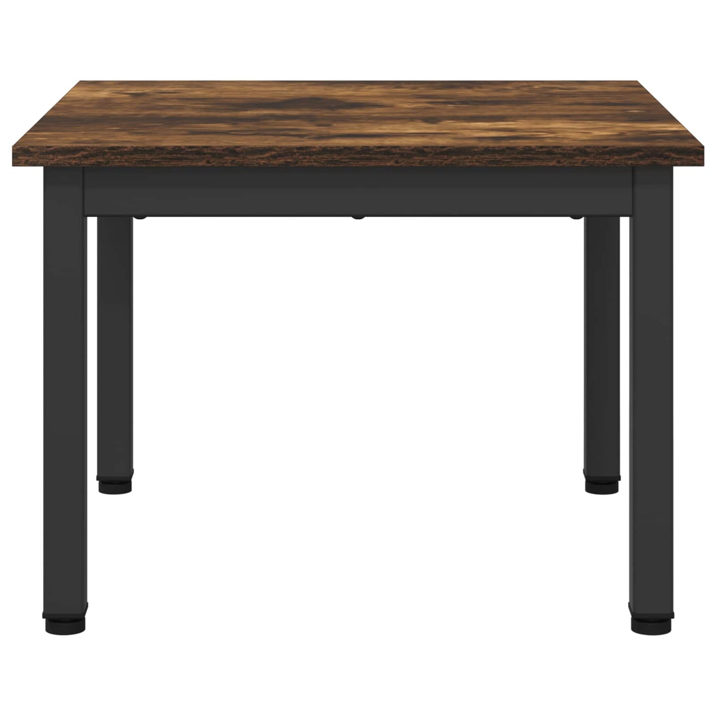 Salontafel Rook Eik 50 x 50 x 36 cm Bewerkt hout is nu te koop bij PeponiXL, paradijselijk wonen!