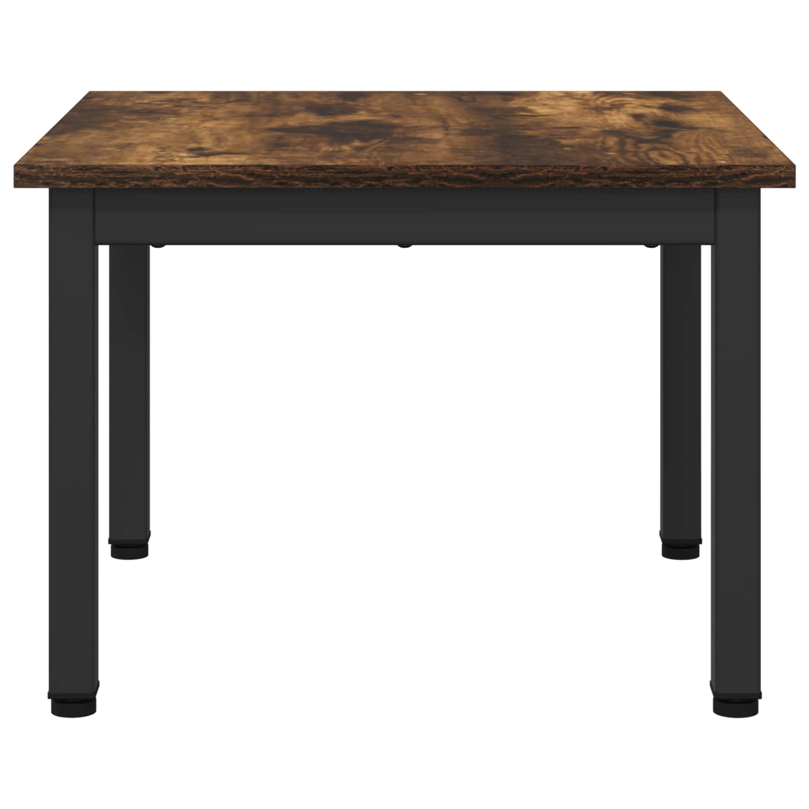 Salontafel Rook Eik 50 x 50 x 36 cm Bewerkt hout is nu te koop bij PeponiXL, paradijselijk wonen!
