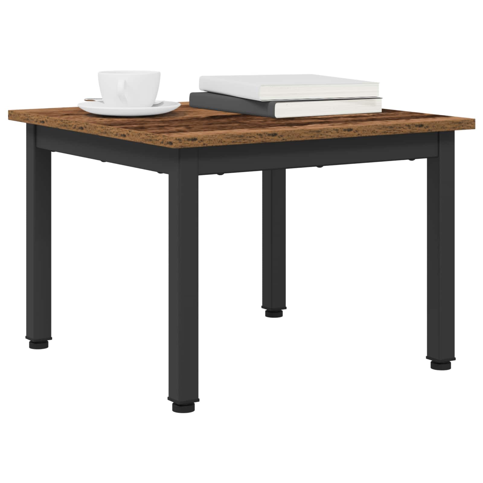 Salontafel Oudhout 50 x 50 x 36 cm Bewerkt hout is nu te koop bij PeponiXL, paradijselijk wonen!